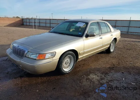 1999 Mercury Grand Marquis Gs from USA, damaged, VIN 2MEFM74W1XX636216
